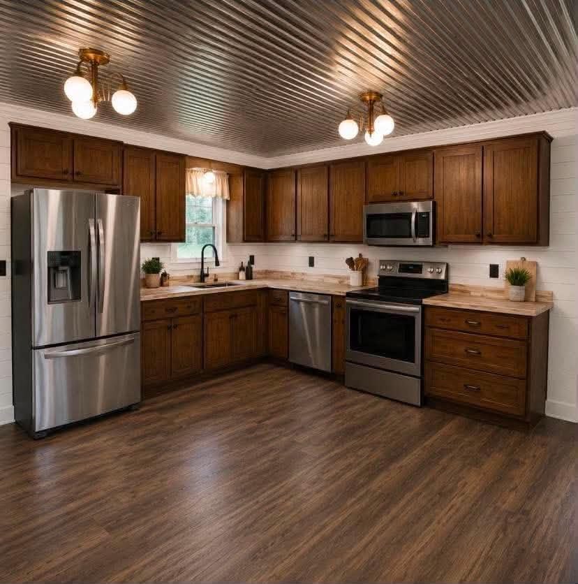 Remodeled kitchen
